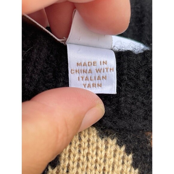 MICHAEL KORS COLLECTION
Leopard Jacquard Cashmere Sweater  medium - Picture 10 of 12